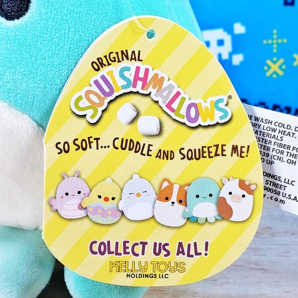 Squishmallow Zobey the Octopus 4.5" UltraSoft Easter Holiday Plush Toy NWT - Picture 10 of 12